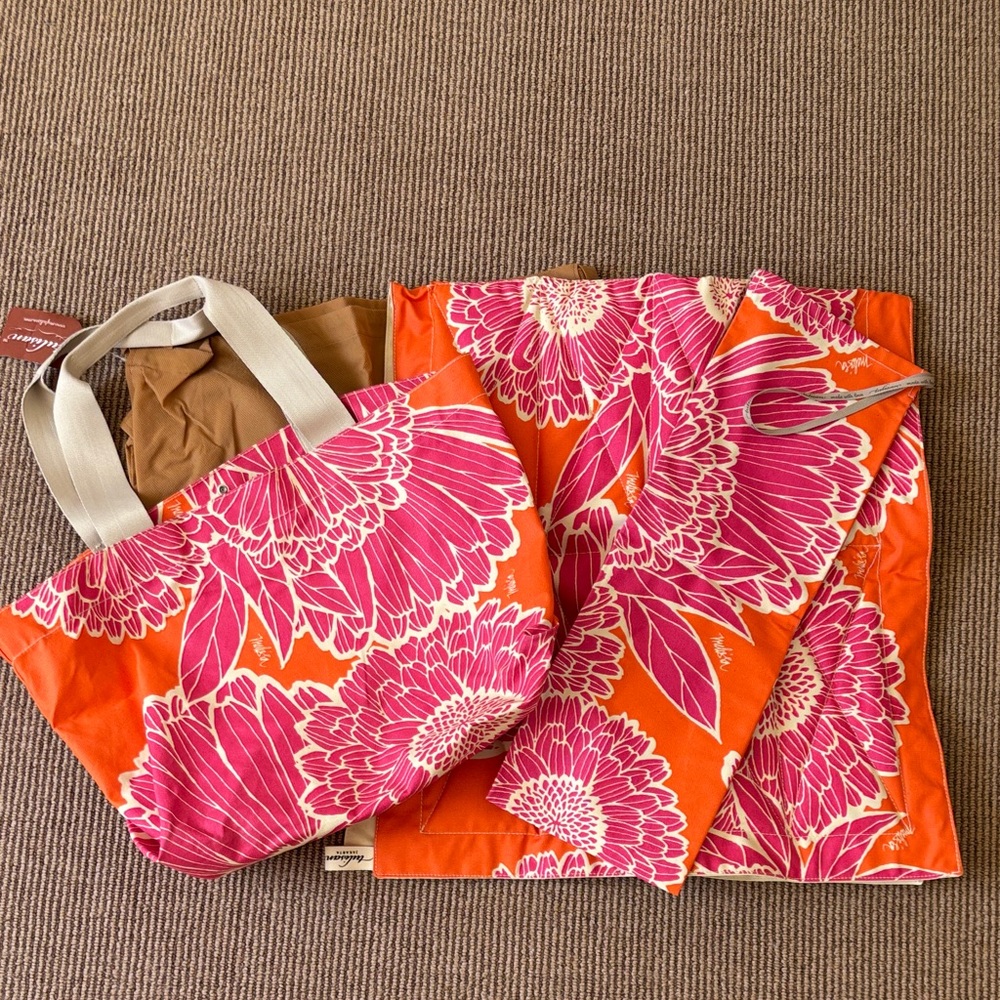 Floral original coterie Tote Bag Set